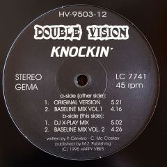 Double Vision - Double Vision - Knockin' - Happy Vibes
