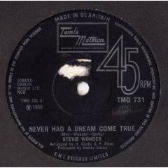 Stevie Wonder - Stevie Wonder - Never Had A Dream Come True - Motown