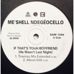 Me'Shell NdegéOcello - Me'Shell NdegéOcello - If That's Your Boyfriend (He Wasn't Last Night) - Maverick