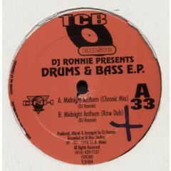 DJ Ronnie - DJ Ronnie - Drums & Bass EP - TCB
