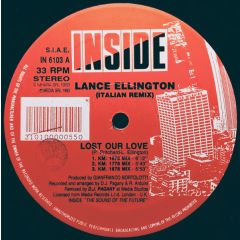 Lance Ellington - Lance Ellington - Lost Our Love - Inside
