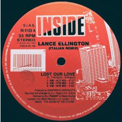 Lance Ellington - Lance Ellington - Lost Our Love - Inside
