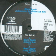 Renegade Masters - Renegade Masters - Back Again - Logic records