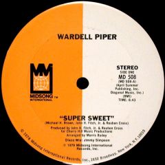 Wardell Piper - Wardell Piper - Super Sweet - Midsong International