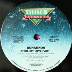 Bohannon - Bohannon - Dance Dance Dance All Night - Phase Ii