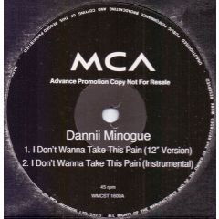 Dannii Minogue - Dannii Minogue - I Don't Wanna Take This Pain - Mca Records