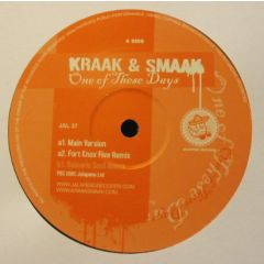 Kraak & Smaak - Kraak & Smaak - One Of These Days - Jalapeno