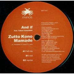 And If - And If - Zutto Kono Mamade - Invincis