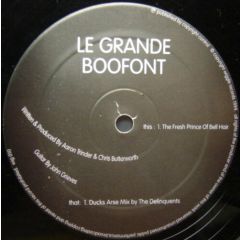 Le Grande Boofont - Le Grande Boofont - The Fresh Prince Of Bell Hair - Wiggle