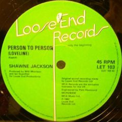 Shawne Jackson - Shawne Jackson - Person To Person (Loveline) - Loose End Records