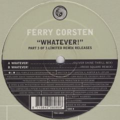Ferry Corsten - Ferry Corsten - Whatever (Part 3) - Tsunami