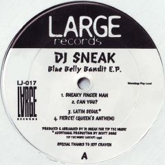 DJ Sneak - DJ Sneak - Blue Belly Bandit EP - Large