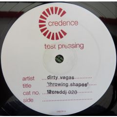Dirty Vegas - Dirty Vegas - Throwing Shapes - Credence
