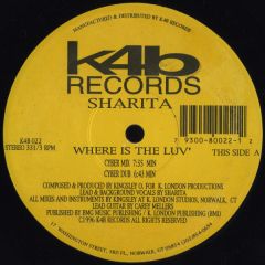 Sharita - Sharita - Where Is The Luv' - K4B