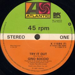Gino Soccio - Gino Soccio - Try It Out - Atlantic