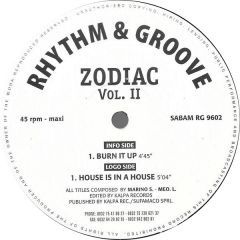 Zodiac - Zodiac - Zodiac Vol. II - 	Rhythm And Groove Records