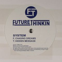 System - System - Chasing Dreams - Future Thinkin