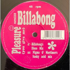 Billabong - Billabong - Pleasure (You Give Me) - Nu Recordings