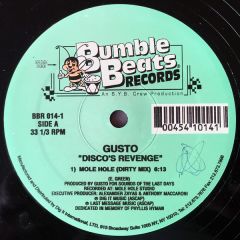 Gusto - Gusto - Disco's Revenge - Bumble Beats Records