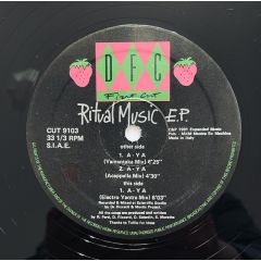 Ritual Music - Ritual Music - Ritual Music EP - Dfc First Cut