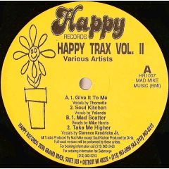 Happy Trax (Mad Mike) - Happy Trax (Mad Mike) - Volume 2 - Happy Records
