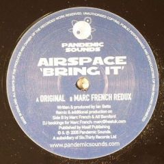 Airspace - Airspace - Bring It - Pandemic Sounds