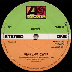Kleer - Kleer - Never Cry Again - Atlantic