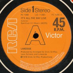 Lakeside - Lakeside - It's All The Way Live - RCA