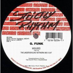 G Funk - G Funk - Misused - Strictly Rhythm