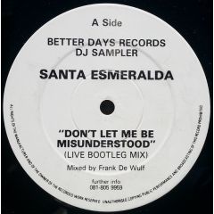 Santa Esmeralda / New Composers - Santa Esmeralda / New Composers - DJ Sampler - Better Days