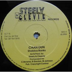 Shabba Ranks - Shabba Ranks - Caan Dun - Steely & Clevie Records