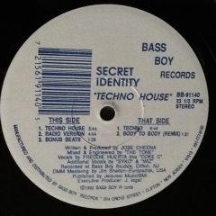 Secret Identity - Secret Identity - Techno House - Bass Boy