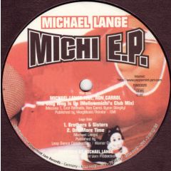 Michi Lange - Michi EP - Peppermint Jam