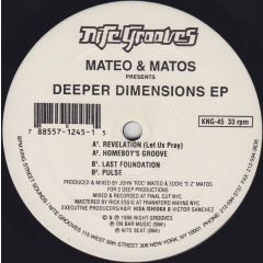 Mateo & Matos - Mateo & Matos - Deeper Dimension EP - Nite Grooves