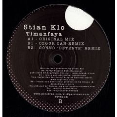 Stian Klo - Stian Klo - Timanfaya - Perc Trax