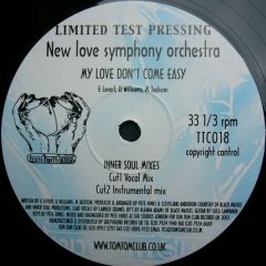 New Love Symphony Orchestra - New Love Symphony Orchestra - My Love Don't Come Easy - Tom Tom Club