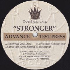Dub Syndicate Productions - Dub Syndicate Productions - Stronger - Dub Syndicate Productions