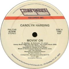 Carolyn Harding - Carolyn Harding - Movin On - Emergency