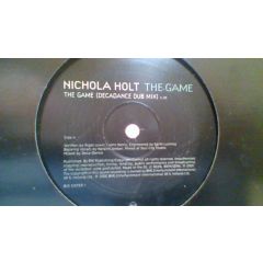 Nichola Holt (Big Brother) - Nichola Holt (Big Brother) - The Game - BMG