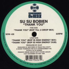 Su Su Bobien - Su Su Bobien - Thank You - Soundmen On Wax