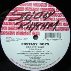 Ecstacy Boys - Ecstacy Boys - Holy Spirit Dance - Strictly Rhythm