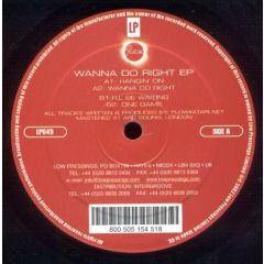 Flow - Flow - Wanna Do Right EP - Low Pressing