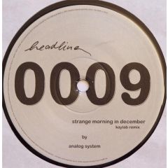 Analog System - Analog System - Strange Morning In December - Headline