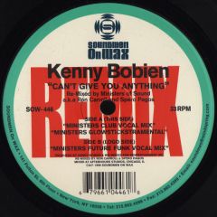 Kenny Bobien - Kenny Bobien - Can't Give You Anything Remix - Soundmen On Wax