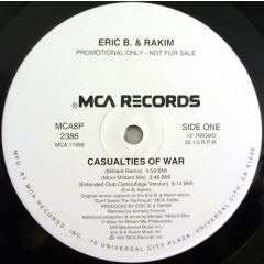 Eric B & Rakim - Eric B & Rakim - Casualties Of War - MCA