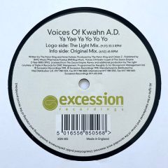 Voices Of Kwahn A.D - Voices Of Kwahn A.D - Ya Yae Ya Yo Yo Yo - Excession