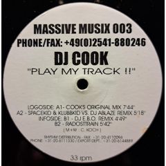DJ Cook - DJ Cook - Play My Track!! - Abnorm Sounds Germany