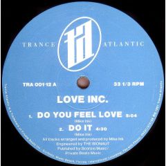 Love Inc. - Love Inc. - Do You Feel Love - Trance Atlantic