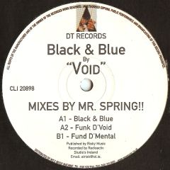 Void - Void - Black & Blue - Dt Records