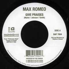 Max Romeo / Prince Jazzbo - Max Romeo / Prince Jazzbo - Give Praises / Live Good Today - Blood & Fire